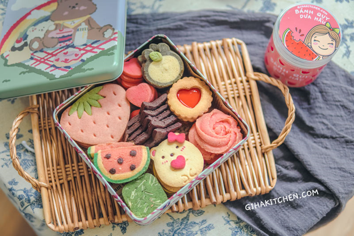 Bánh quy được trang trí dễ thương
